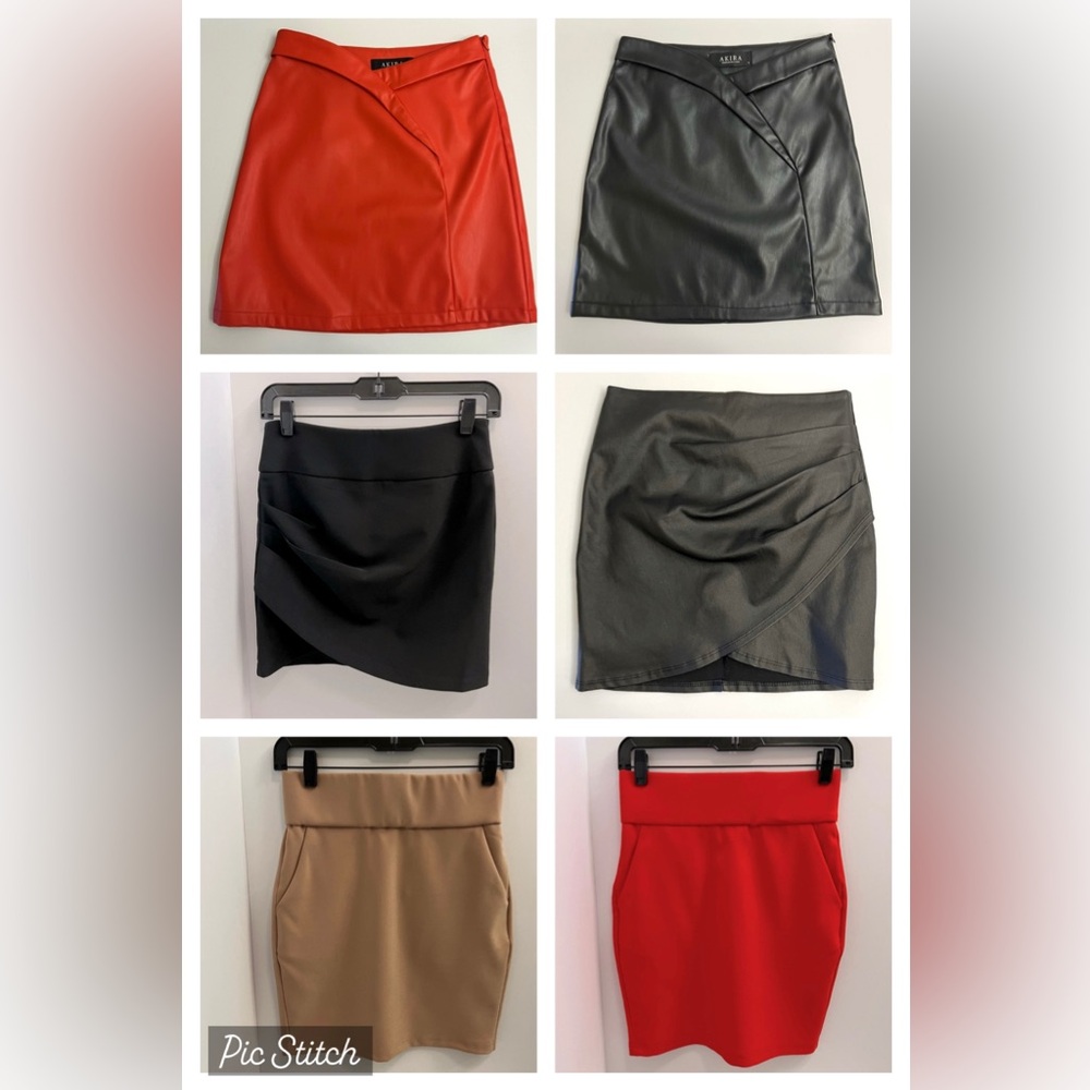 6 Pairs of Akira Skirts Size Small Bundle